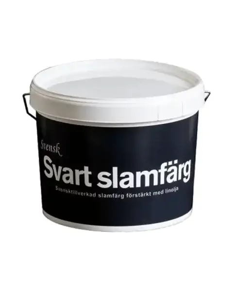 Svensk Svart slamfärg Schwedische traditionelle schwarze Farbe