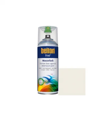 belton ūdens bāzes balta krāsa aerosols - baloniņš, RAL9010