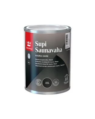 Tikkurila Supi Saunavaha Black wax for sauna wood surfaces