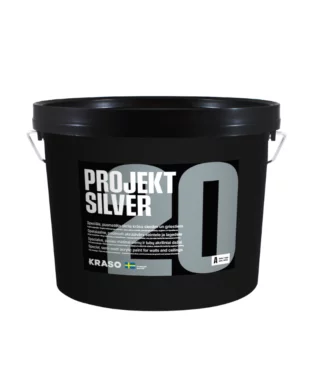 KRASO Projekt 20 Silver dažų sudėtyje yra aktyviojo sidabro