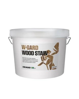KRASO W-GARD Wood Stain Vesipohjainen laasti/ kyllästysaine puupintojen ulkokäyttöön