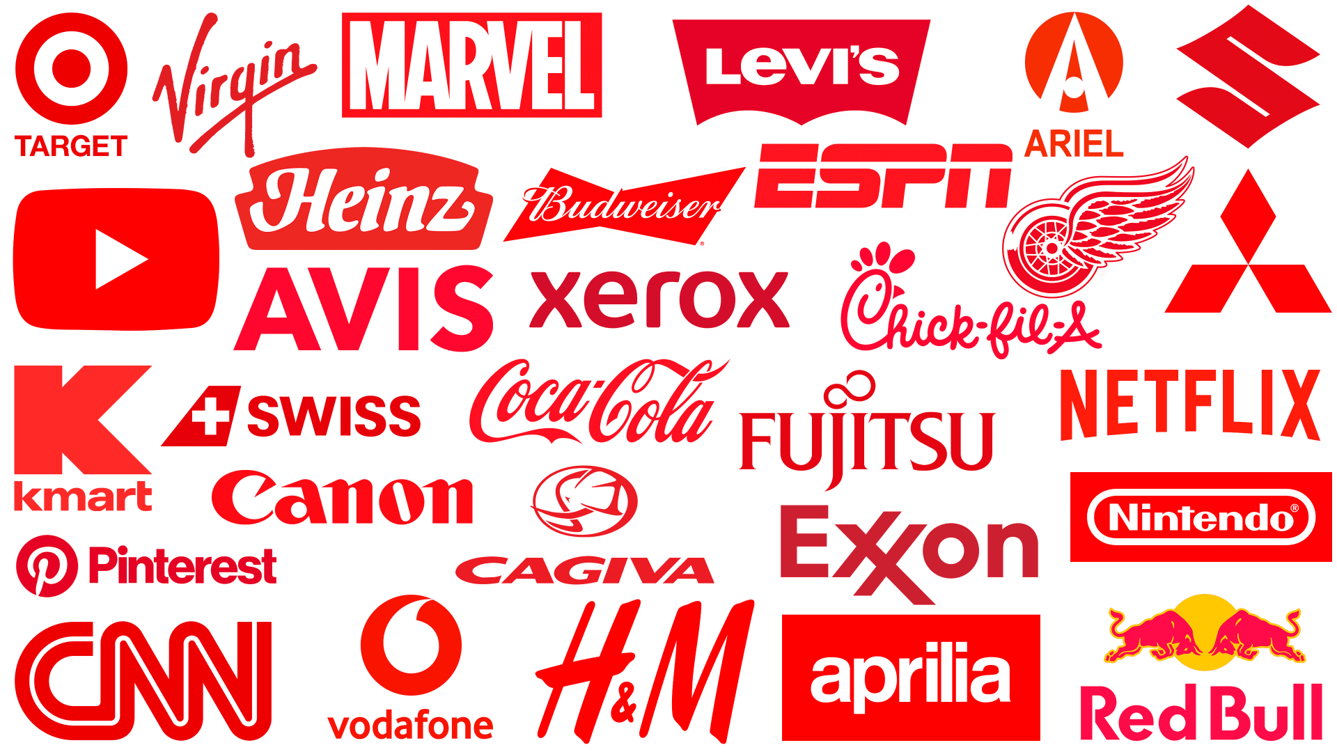 sarkanas krāsas logo